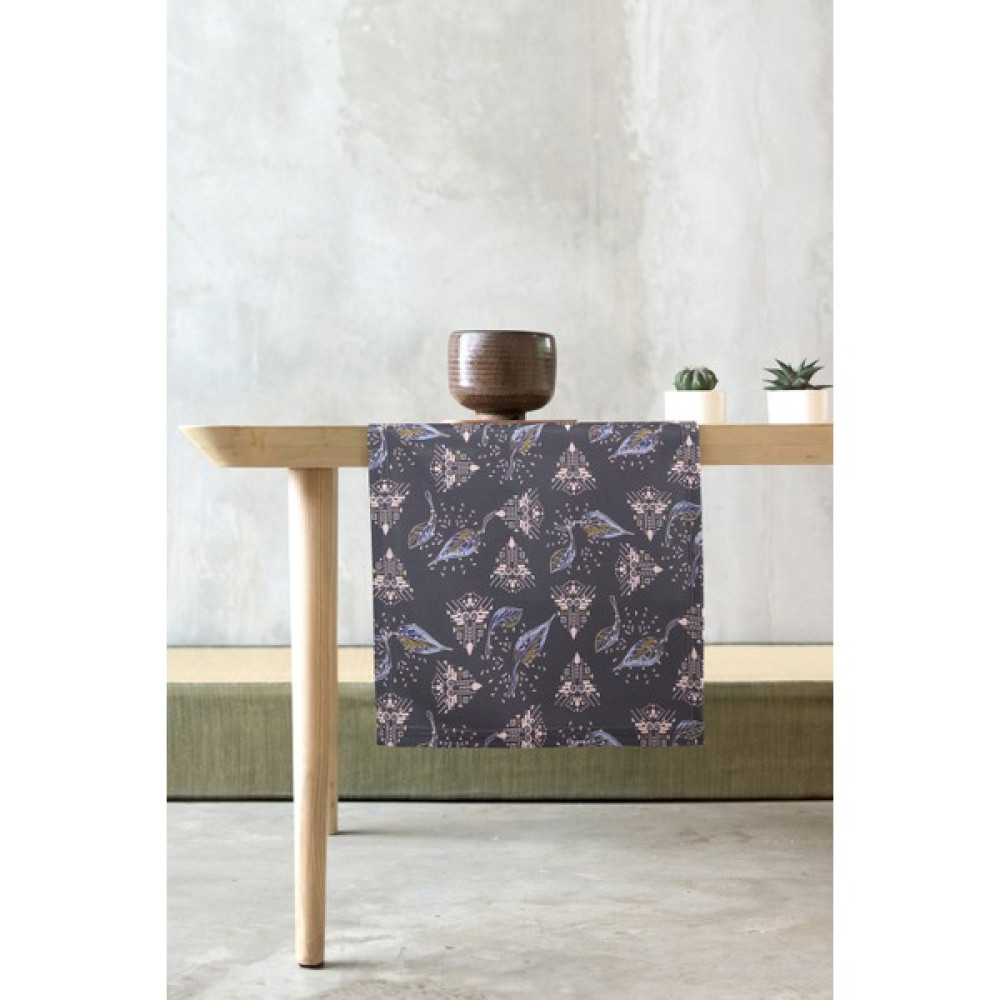 Hamur Runner 40 x 140 cm RN26 Brina - Gri Masa Örtüsü Fiyatı