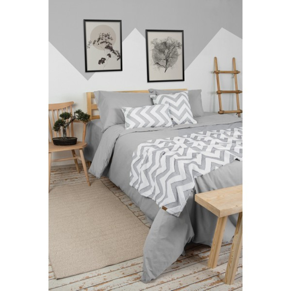 Hamur Yatak Runner Kırlent Seti Bohem Punch Panç Desen Yatak Örtüsü Line Gri - 80 x 230 cm Yatak Örtüsü Fiyatı