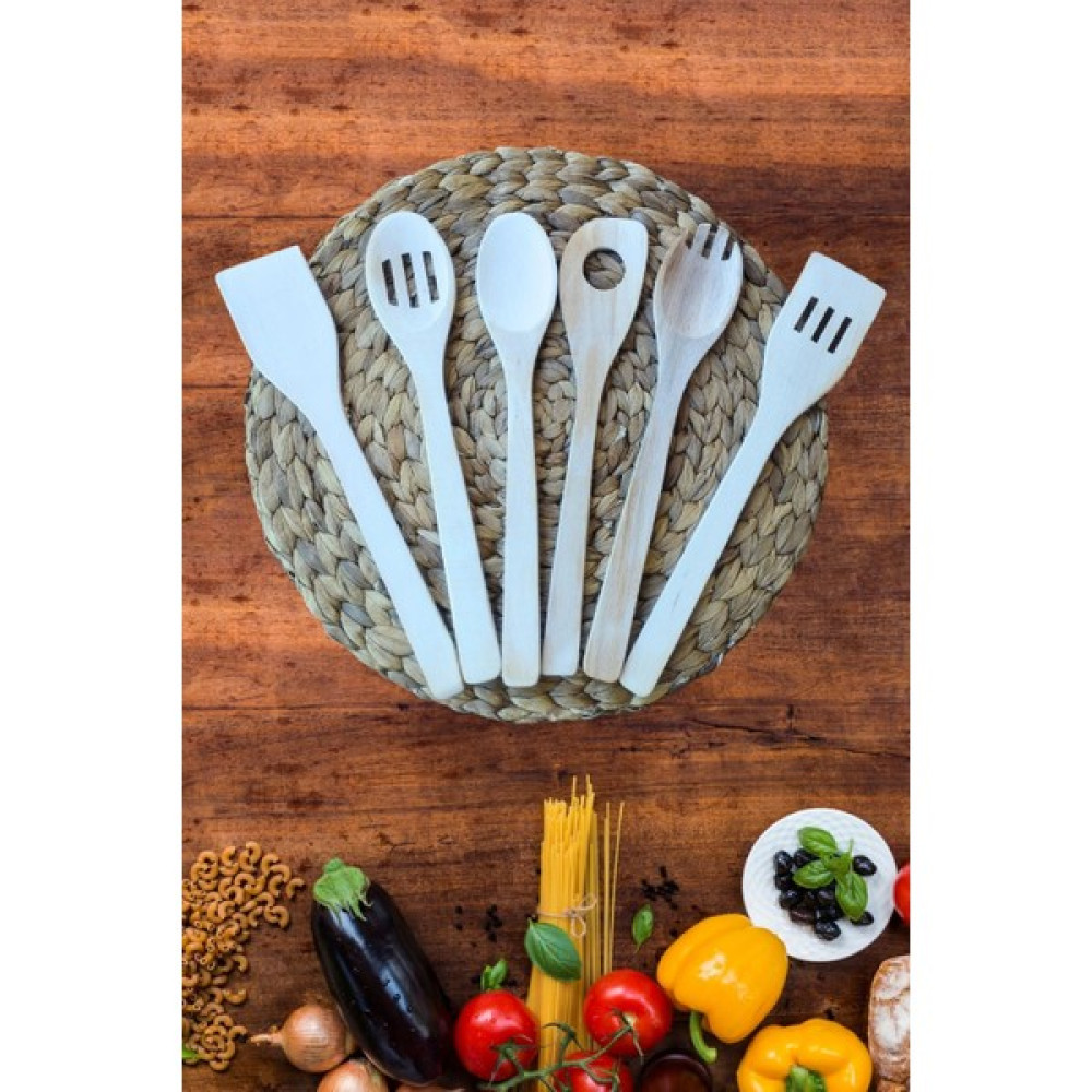 Han Plus Ahşap Masif Kayın Tahta Kaşık Spatula 6 Parça Servis Seti Mutfak Gereçleri Fiyatı
