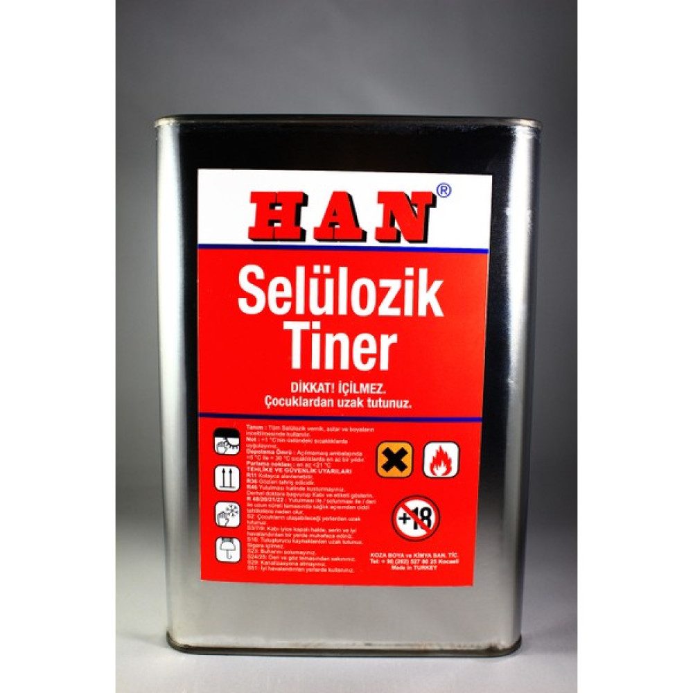Han Selülozik Tiner 2500 ml Boya Malzemeleri Fiyatı