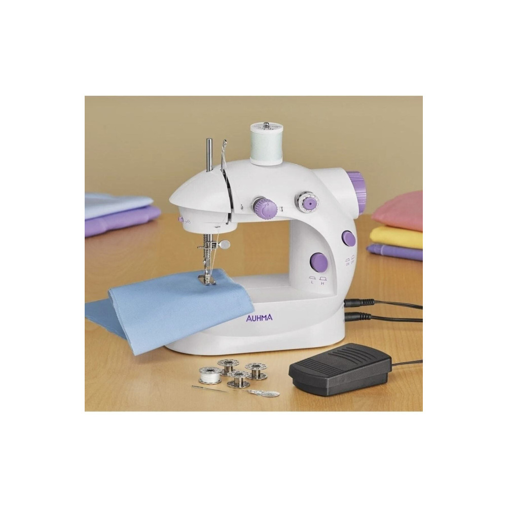 HandHeld Auhma Işıklı Pedallı Dikiş Makinesi Mini Asw1 Dikiş Makinesi Fiyatı