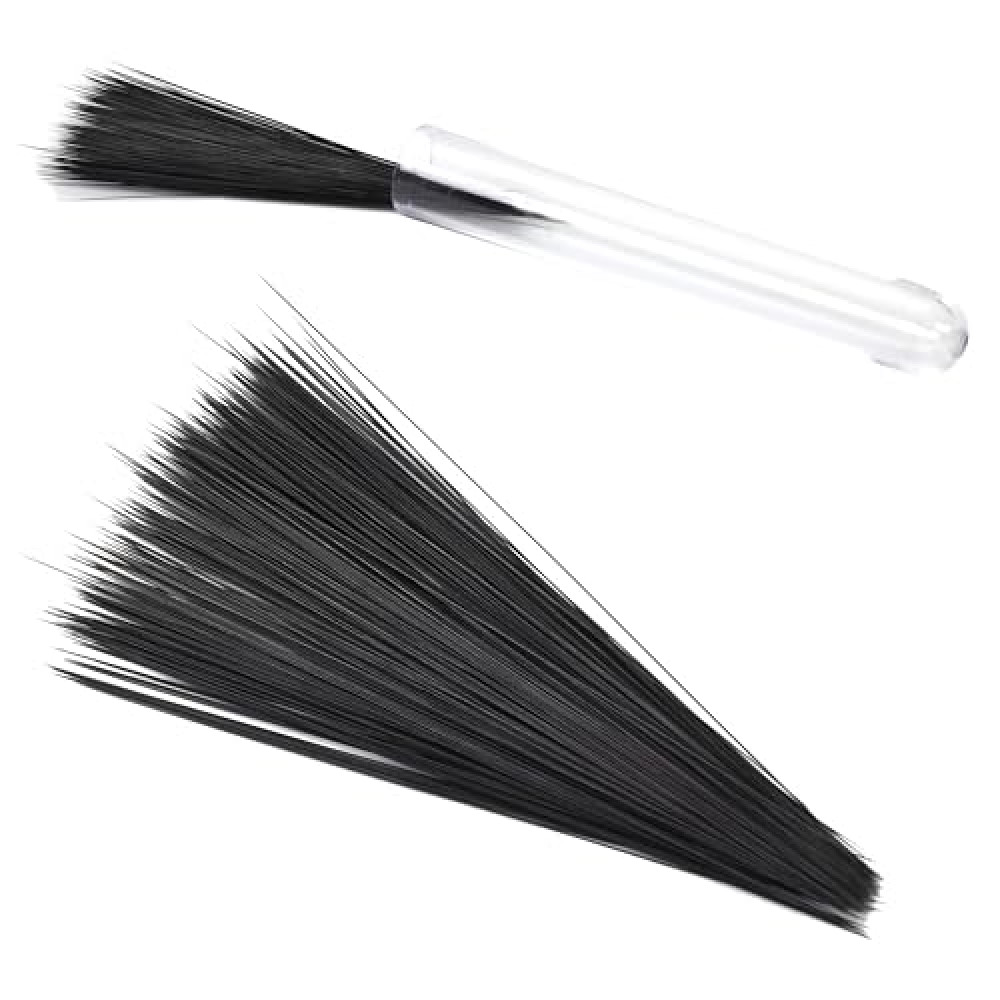 Handmade Animal Whiskers Kit - 250 Pieces of Black 2.5 Inch Faux Fur Needle Felting Animal Whiskers for Crafting