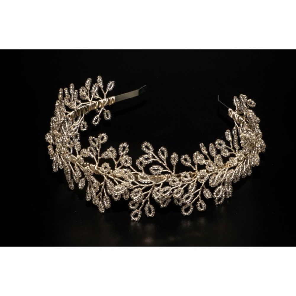 Handmade Gelin Tacı, Boncuk Taç, İsteme, Söz, Nişan, Nikah, İsteme Tacı - Gümüş Toka, Taç & Saç Bandı Fiyatı