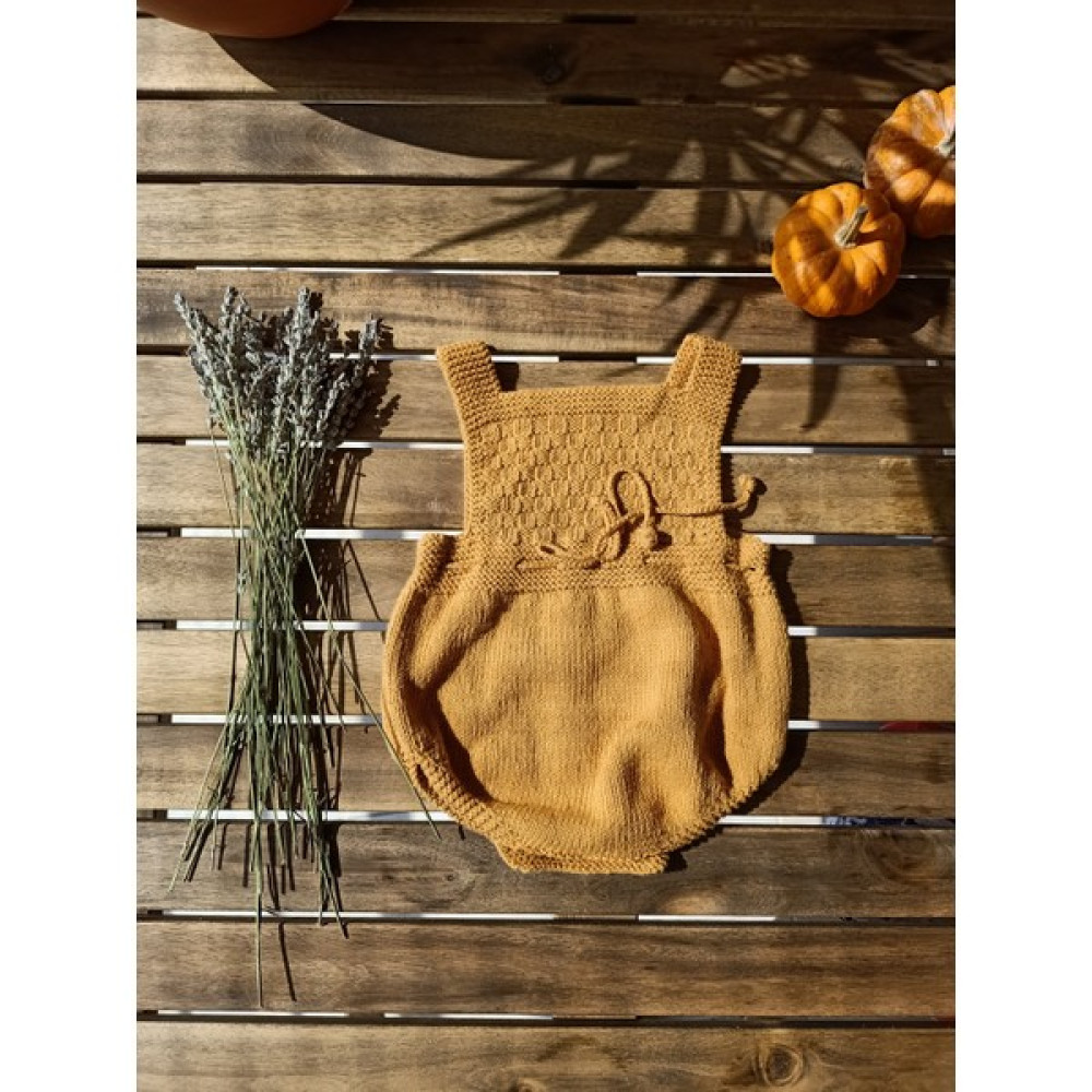Handmade Pamuk El Örgüsü Bebek Kısa Kol Tulum, Yeni Doğan Hastane Eve Dönüş Kıyafeti Bebek Tulumu Fiyatı