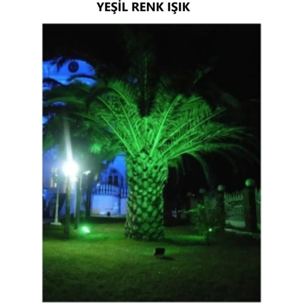 Handmade Xl 10W Yeşil LED Projektör Bahçe Ağaç Çim Aydınlatma Lambası Işığı Yeşil Işık Rengi Metal Kasa Elektrik ve Aydınlatma Fiyatı