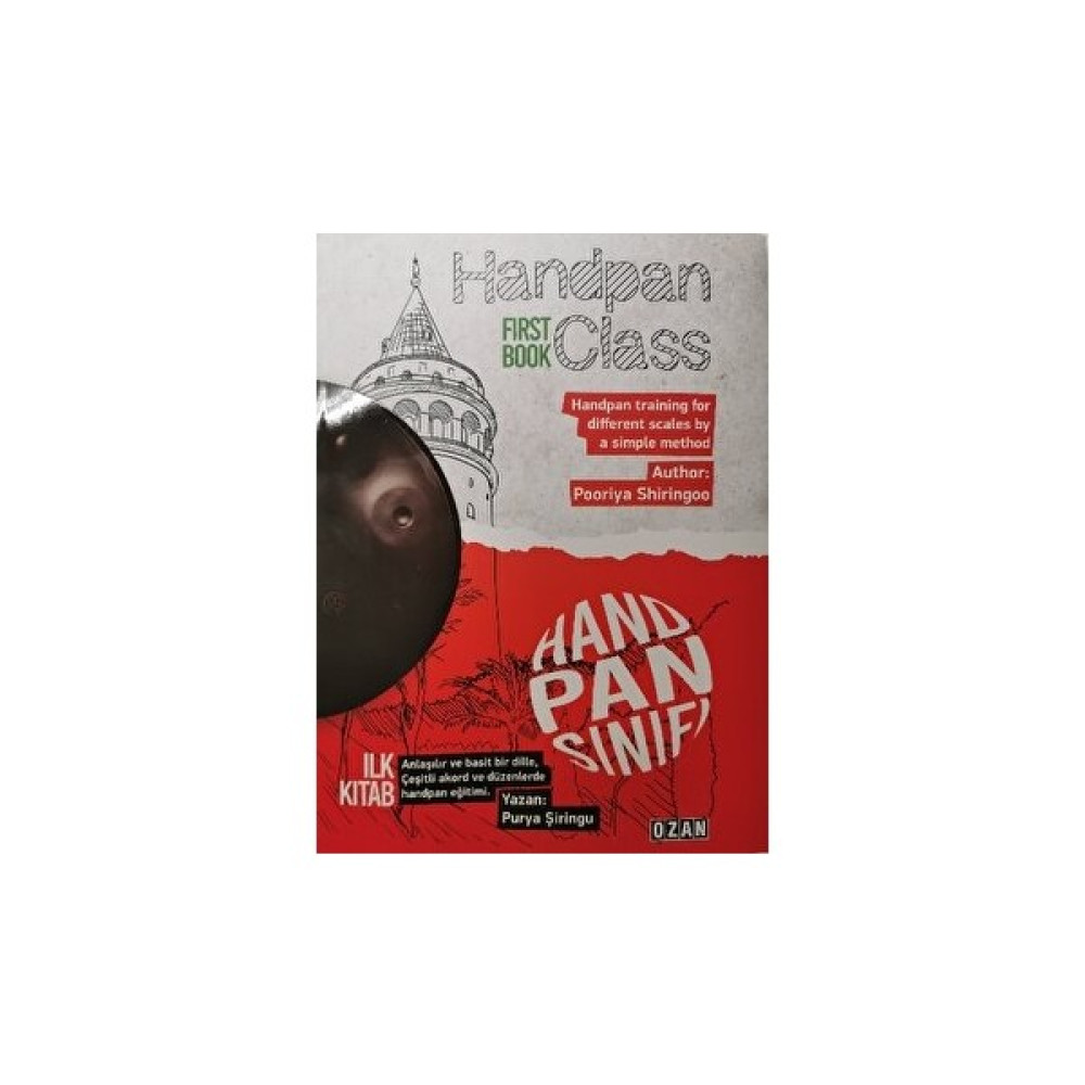 Handpan Sınıfı 1. Kitap - Handpan Class First Book - Pooriya Shiringoo Kitaplar Fiyatı