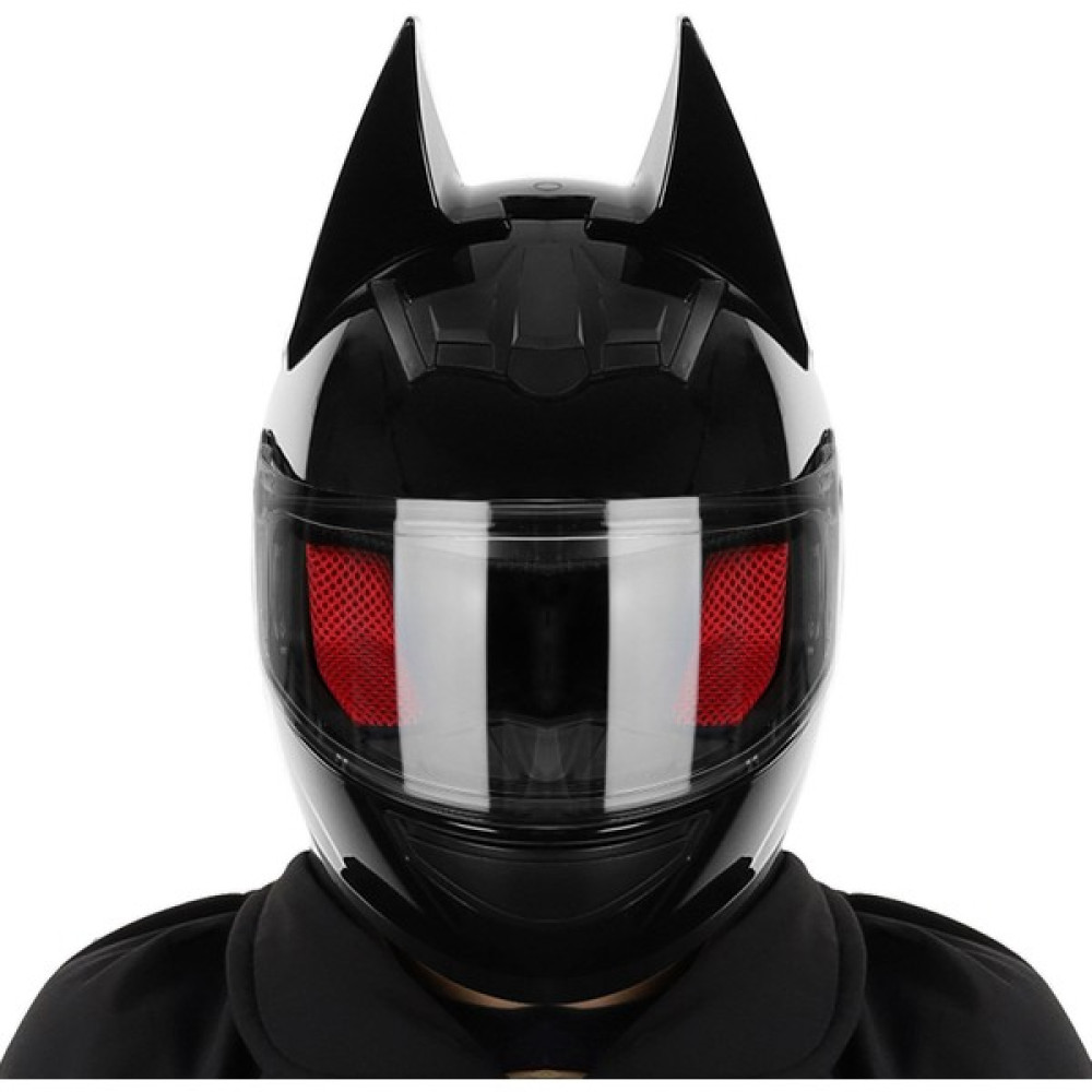 Handsome Guy Kış Şövalye Kask Motosiklet Erkek ve Kadın Lokomotif Kişilik Serin Tam Kask (Yurt Dışından) - S - Siyah Motorsiklet Kaskları Fiyatı