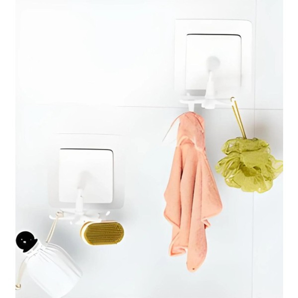 Hanedanev 6 Kancalı Mutfak Banyo Döner Askı Kepçe Havlu Lif Askılığı Askılık Yapışkanlı Askı Fincan Askısı Banyo Askılık Fiyatı