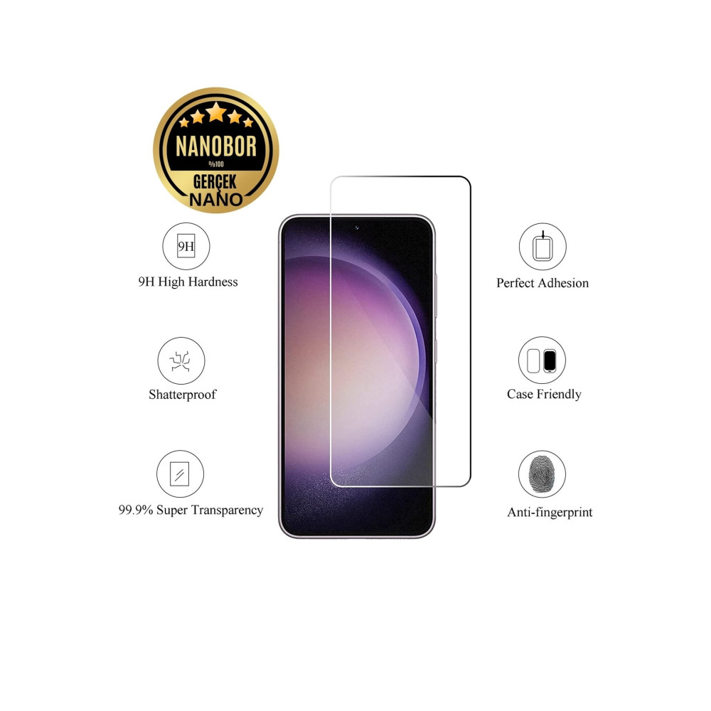 Hanedanev Samsung Nano Ekran Koruyucu Kırılmaz Cam - Ultra Şeffaf Cep Telefonu Ekran Koruyucusu Fiyatı