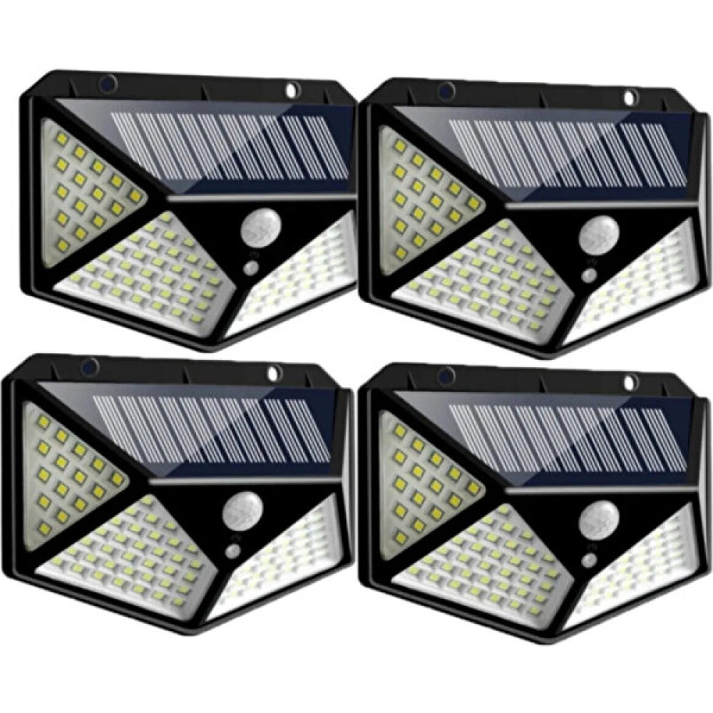 Hangast 100 Ledli 4 Adet Solar Güneş Enerjili Hareket Sensörlü Bahçe Garaj Ev Aydınlatma Lambası Dış Mekan & Bahçe Oyuncakları Fiyatı