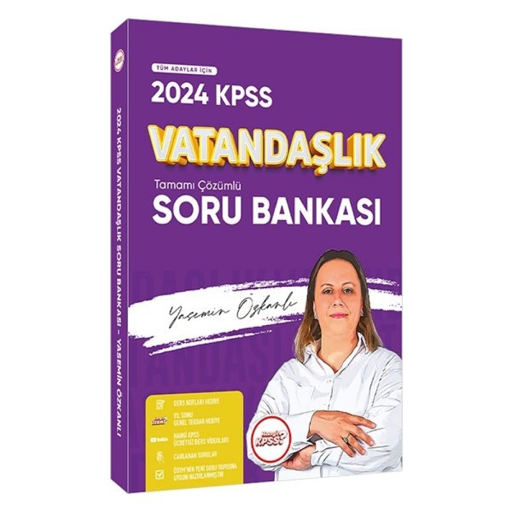 Hangi KPSS 2024 KPSS Vatandaşlık Tamamı Çözümlü Soru Bankası KPSS Fiyatı