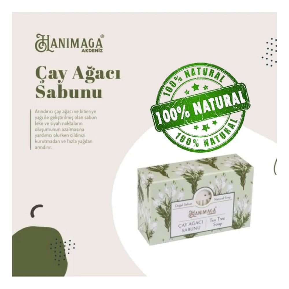 Hanımağa 4 'lü Hanımağa Doğal Çay Ağacı Sabunu 100G - Doğal Çay Ağacı Sabunu 4 x 100 gr Sabunlar Fiyatı