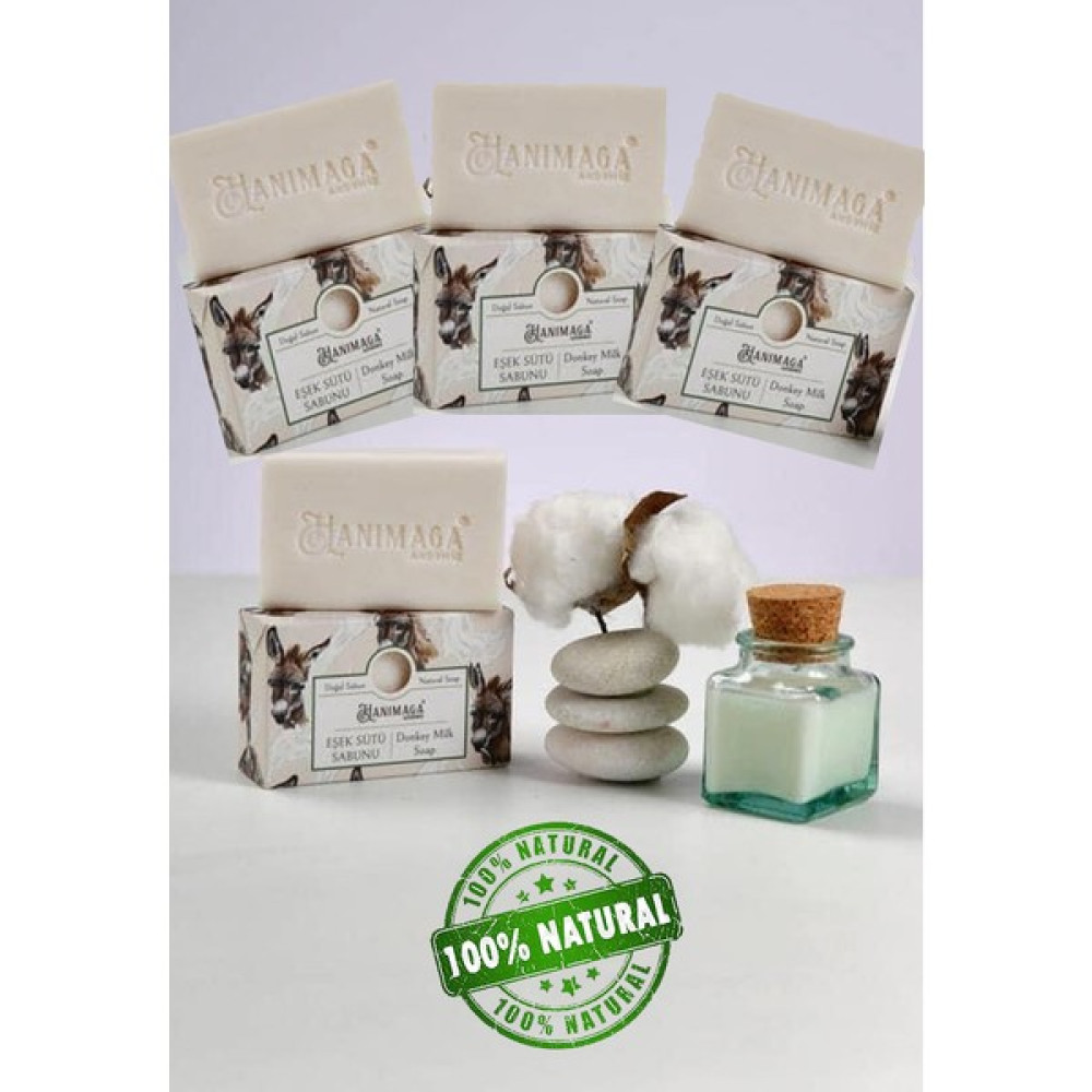 Hanımağa 4'lü Hanımağa Doğal Sabun 100GR Eşek Sütü - Eşek Sütü 4 x 100 gr Sabunlar Fiyatı