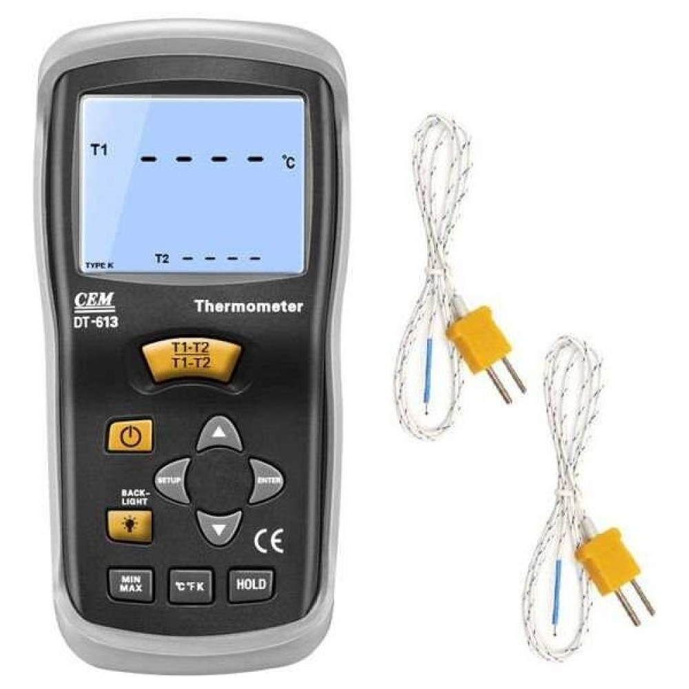 Hanna Instruments Cem DT-613 K Tipi Prob Okuyucu 2 Kanallı Termometre Oto Boyaları Fiyatı