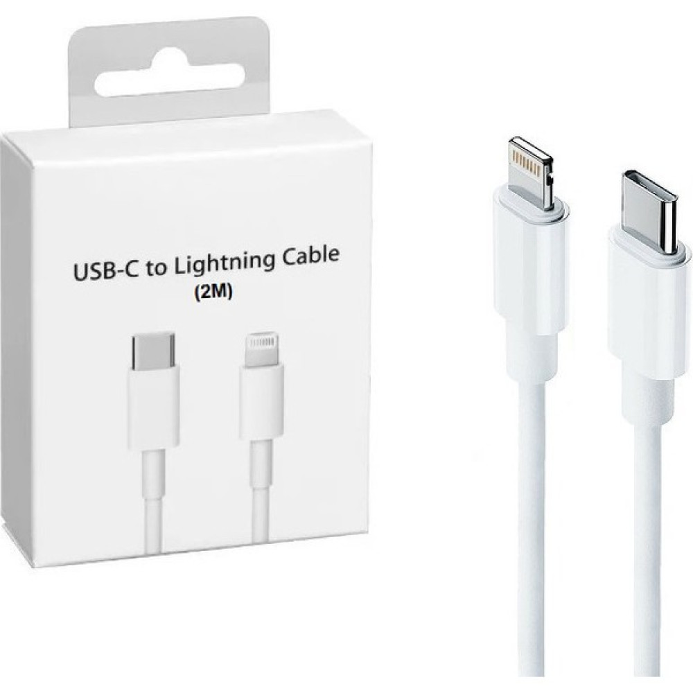 HANPORIUM Apple iPhone 13 USB-C to Lightning Hızlı Şarj Kablosu / Data Kablosu 2 Metre Yeni Nesil Type-C Pd Hızlı Şarj 3.0 Amper - MKQ42FE/A - Beyaz Cep Telefonu Kablosu Fiyatı
