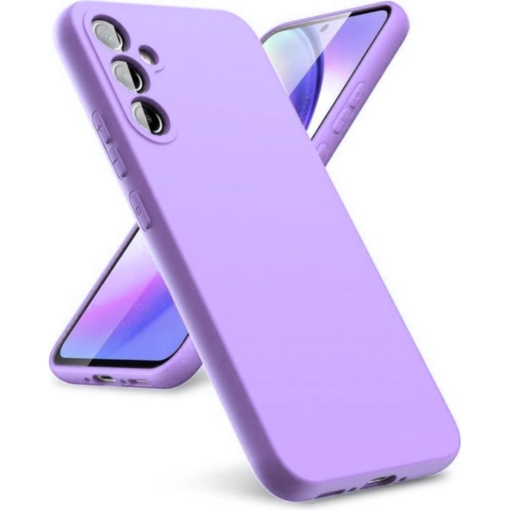 HANPORIUM Samsung Galaxy S26 5G Uyumlu Silikon Kılıf - Pastel Renk Tonu Kamera Korumalı Esnek Kapak - Lila Diğer Fiyatı