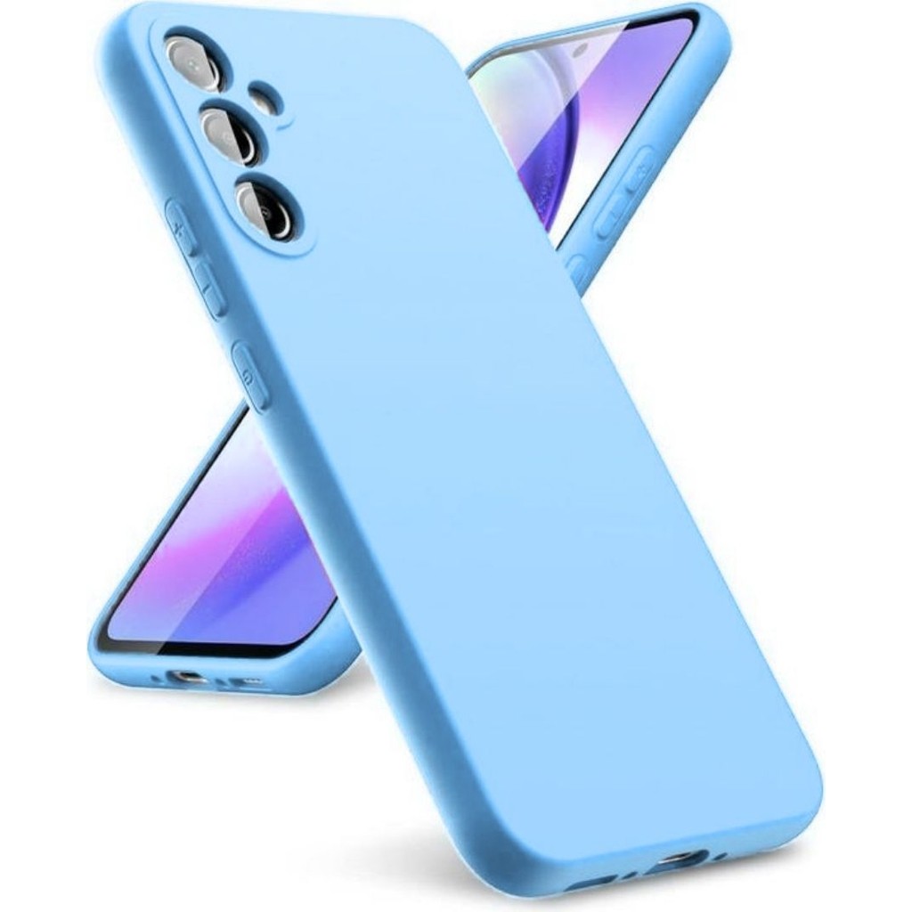 HANPORIUM Samsung Galaxy S26 Plus Uyumlu Silikon Kılıf - Pastel Renk Tonu Kamera Korumalı Esnek Kapak - Mavi Diğer Fiyatı
