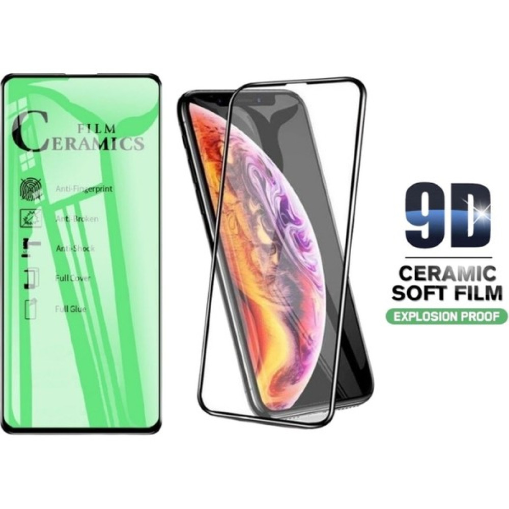 HANPORIUM Wiko T60 Nano Seramik 9D Ekran Koruyucu Ultra Darbe Emici Etkin Koruma Ekranı Tam Kaplar - Şeffaf - Siyah Cep Telefonu Ekran Koruyucusu Fiyatı