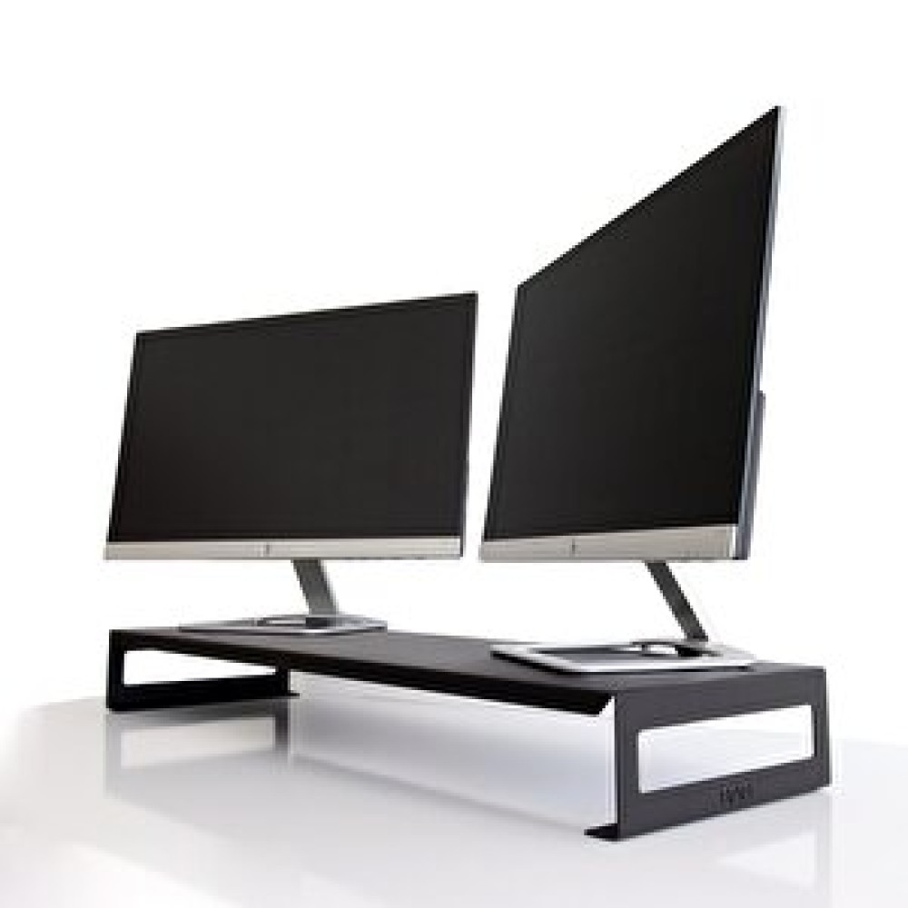 Hansdo Dual Monitör Standı - İkili Monitör Standı - Monitör Yükseltici - Metal - Siyah - SMS4BL Bilgisayar Masası Fiyatı