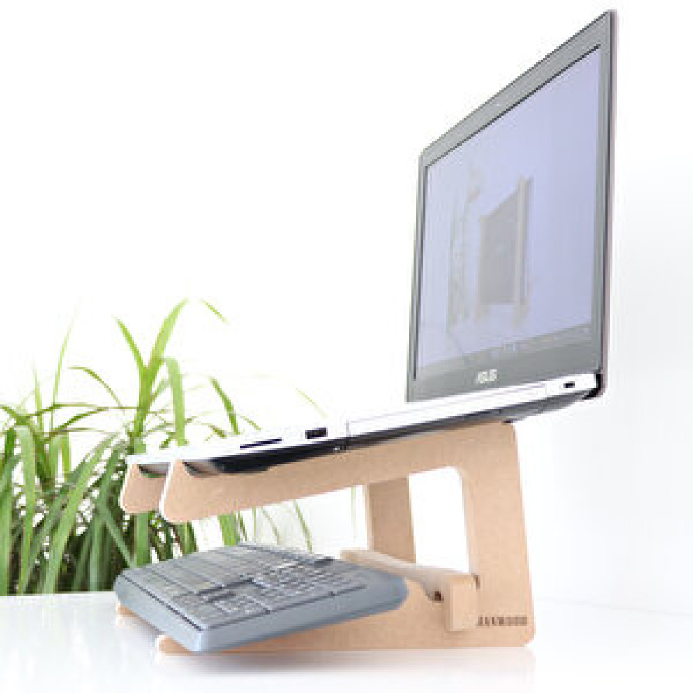 Hansdo Hanwood Laptop Standı - 13" - 14" Boyutlarındaki Laptoplar Ile Uyumlu - Notebook Standı - Ahşap - WLS4 Bilgisayar Masası Fiyatı