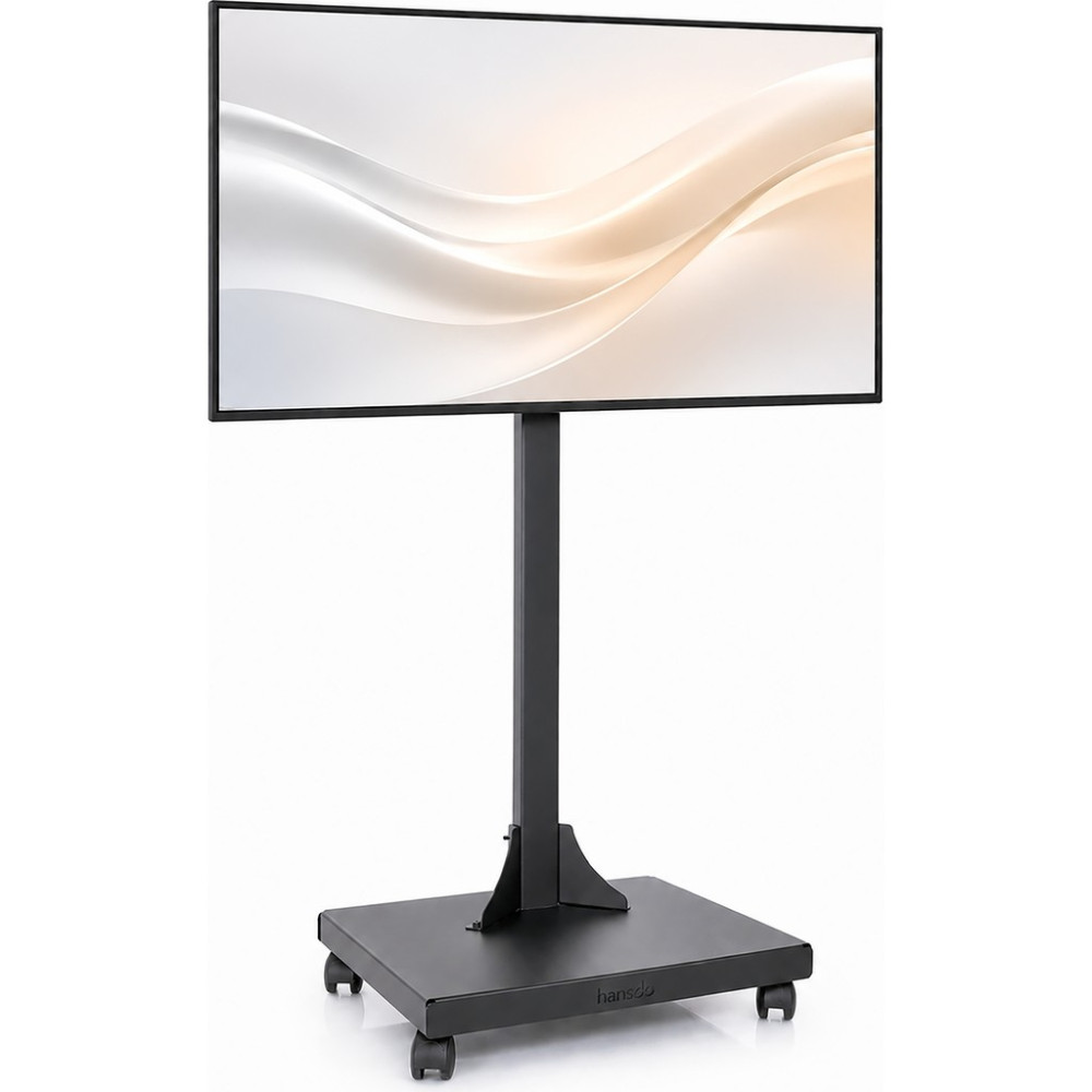 Hansdo Tv Standı – Tekerli Tv Askısı – Hareketli Tv Standı – 22″ – 43″ Tv Ile Uyumlu – Metal – Siyah – Stvs2 Diğer Fiyatı
