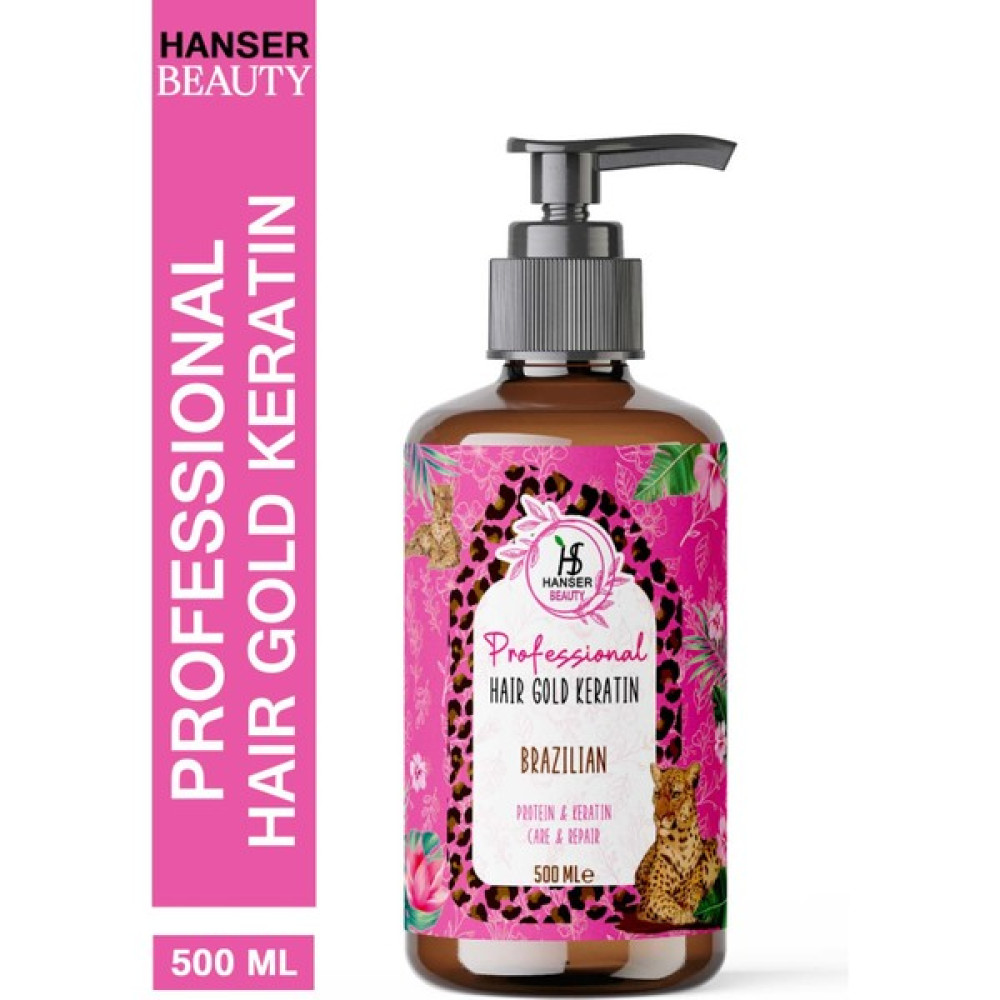 Hanser Beauty Hair Gold Brezilya Fönü Keratin 500 ml Saç Bakım Maskeleri & Serumlar & Spreyler Fiyatı