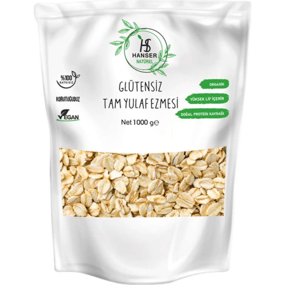 Hanser Natürel Glütensiz Yulaf Ezmesi 1 kg Oto Boyaları Fiyatı