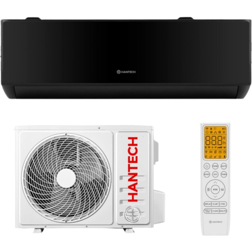 Hantech H-Pro Siyah Cam Panel A++ (Wi-Fi + Montaj Dahil) 18.000 Btu/h Duvar Tipi Inverter Klima Klimalar Fiyatı