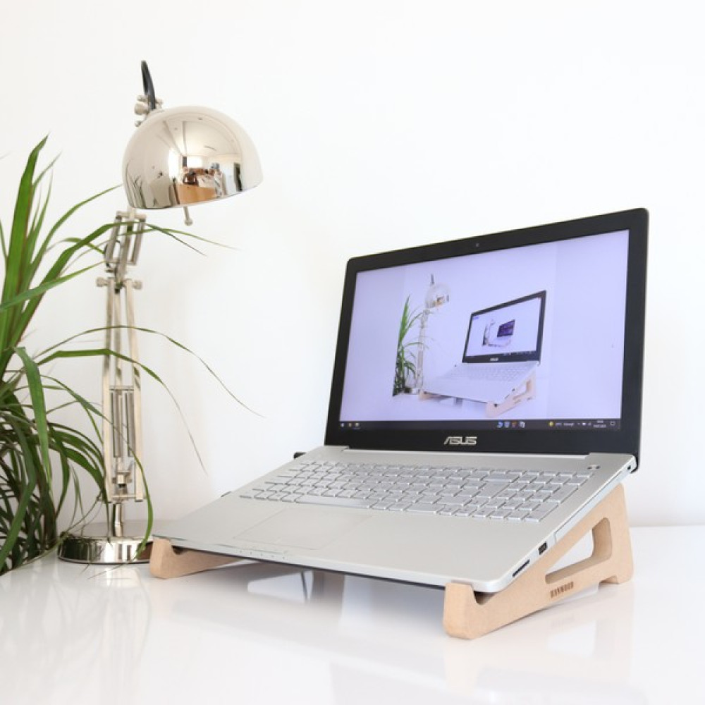 Hanwood Laptop Standı - Laptop Yükseltici - Notebook Standı - Ahşap - ALS2 Dizüstü Bilgisayar Aksesuarları Fiyatı