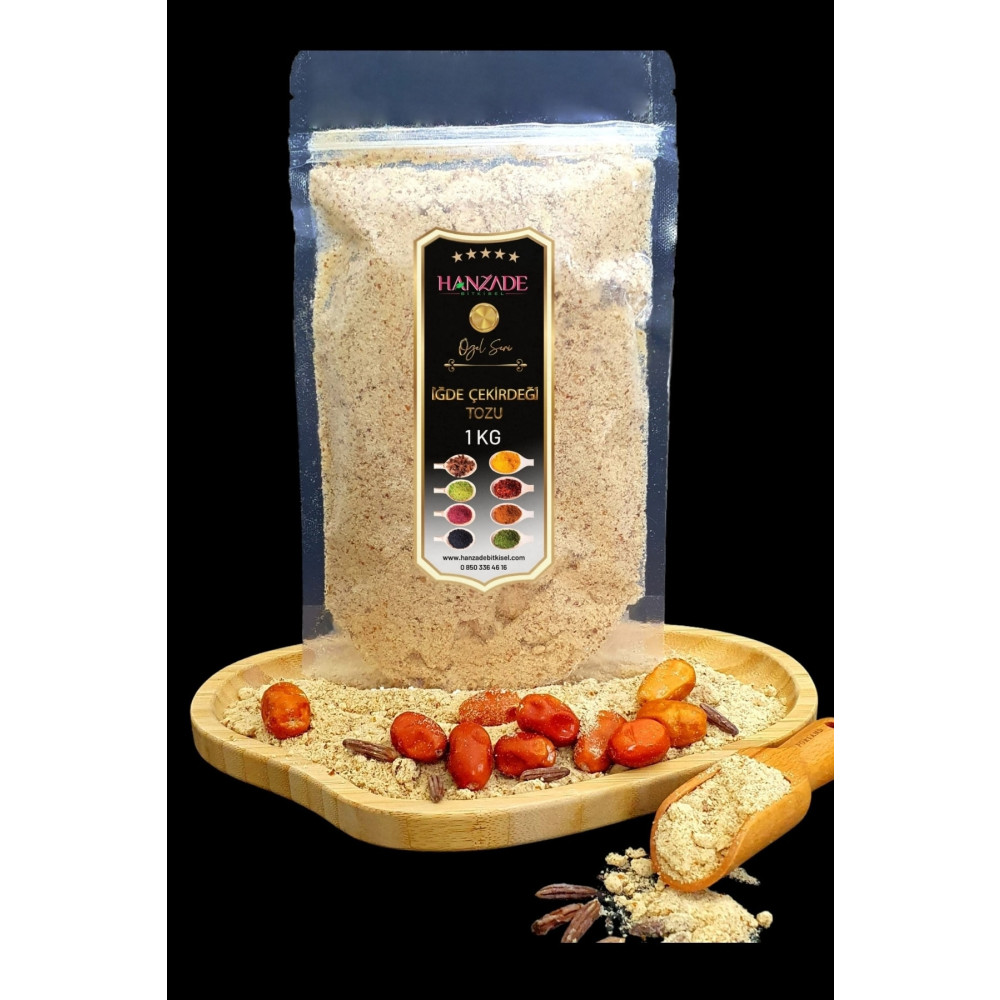 Hanzade Bitkisel İğde Çekirdeği Tozu 1 Kg Taze Öğütülmüş Günlük Çekim Baharat Fiyatı