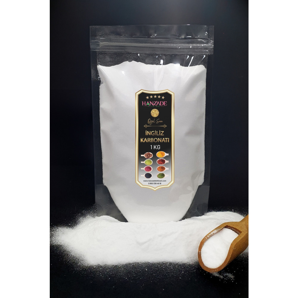 Hanzade Bitkisel İngiliz Karbonatı 1 Kg Sodyum Bikarbonat Besin Türü Katkısız Baharat Fiyatı