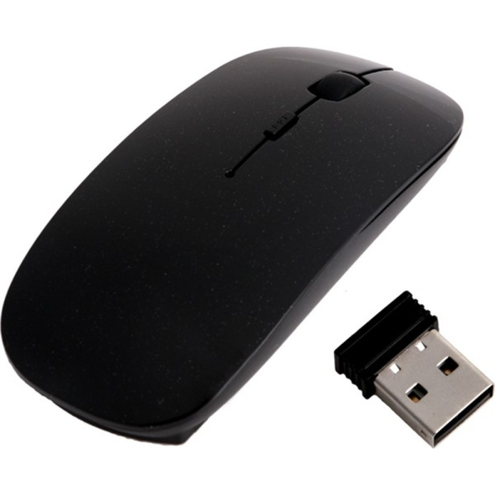 Haoruiqi 2.4ghz Kablosuz Ultra Ince Optik Kaydırma Fare +Pc USB Alıcı(Yurt Dışından) - Siyah Klavye - Mouse Fiyatı