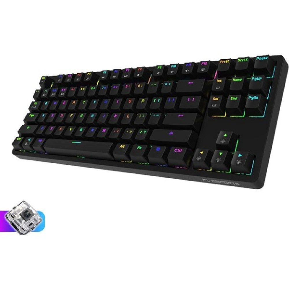 Haoruiqi F11 3- Mod Bluetooth Uyumlu Kablosuz 87 Tuşlu Rgb Mekanik Klavye - Siyah (Yurt Dışından) Oyuncu Klavyesi Fiyatı