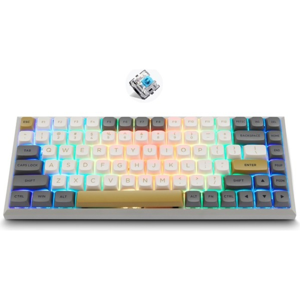 Haoruiqi SK84 Rgb Mekanik Klavye - Beyaz (Yurt Dışından) Oyuncu Klavyesi Fiyatı