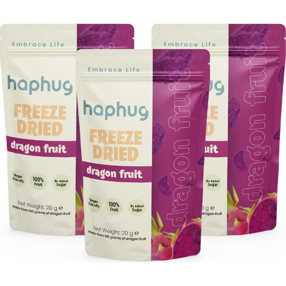 Haphug Freeze Dried Dondurularak Kurutulmuş Ejder Meyvesi - 60 gr Kuru Meyve Fiyatı