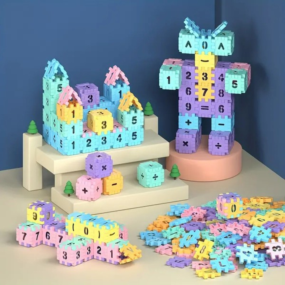 Happens Puzzle Akıllı Sayılar 100 Parça Rakamlı Eğitici Oyuncak Akıl Sayı Küpü Eğitici Oyuncak Fiyatı