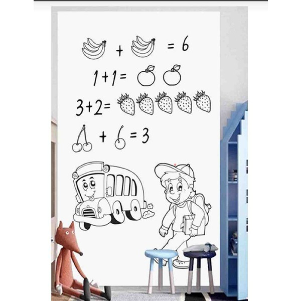 Happier Kendinden Yapışkanlı Beyaz Yazı Tahtası-Sticker Board 45 x 200 Rulo Sticker Yazı Tahtası Yazı Tahtası Kalemi Fiyatı