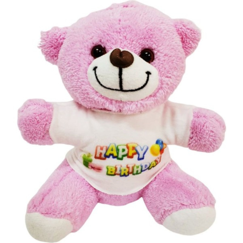 Happy Birthday Tişörtlü Ayıcık Peluş Oyuncaklar Fiyatı