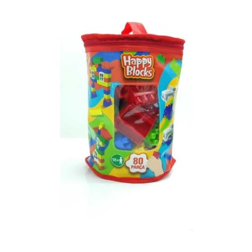 Happy Blocks Çantalı Parçalı Setler 80 Parça Oto Boyaları Fiyatı