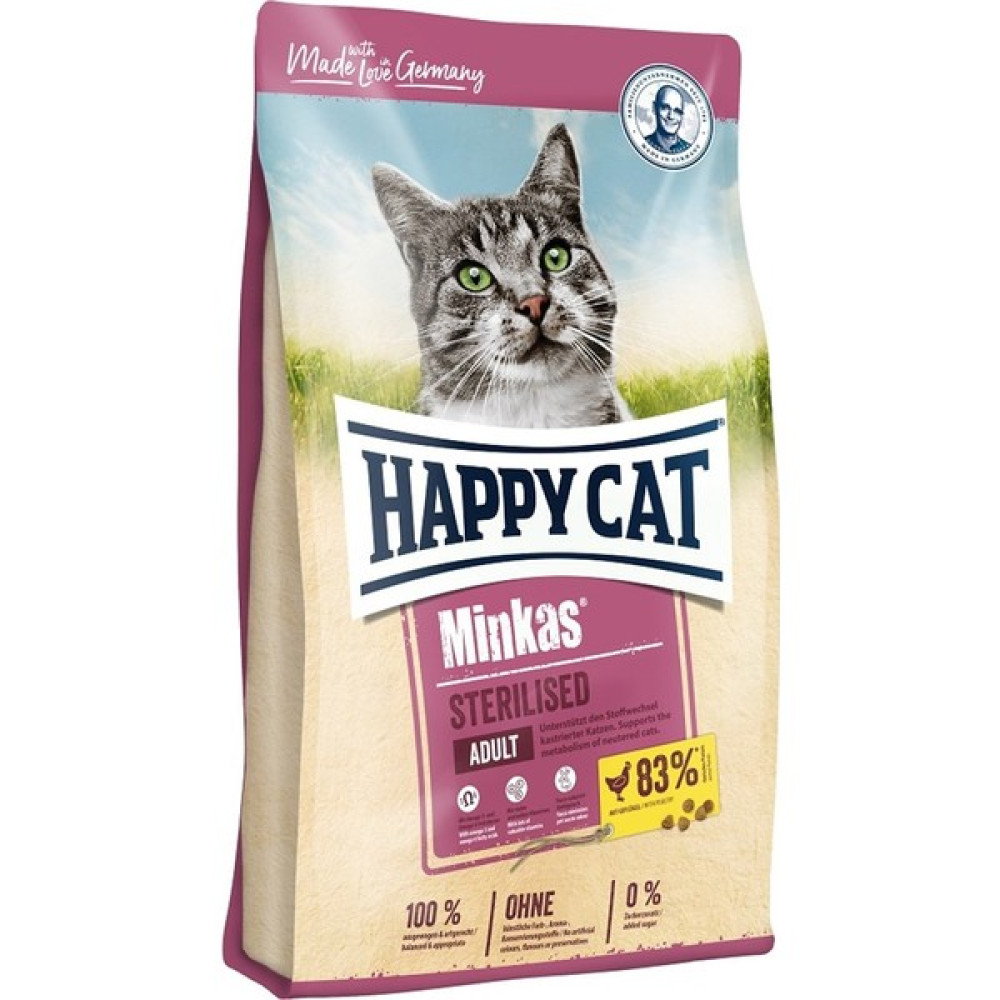 Happy Cat Minkas Sterilised Kısır Kedi Maması 1.5 kg Evcil Hayvan Ürünleri Fiyatı