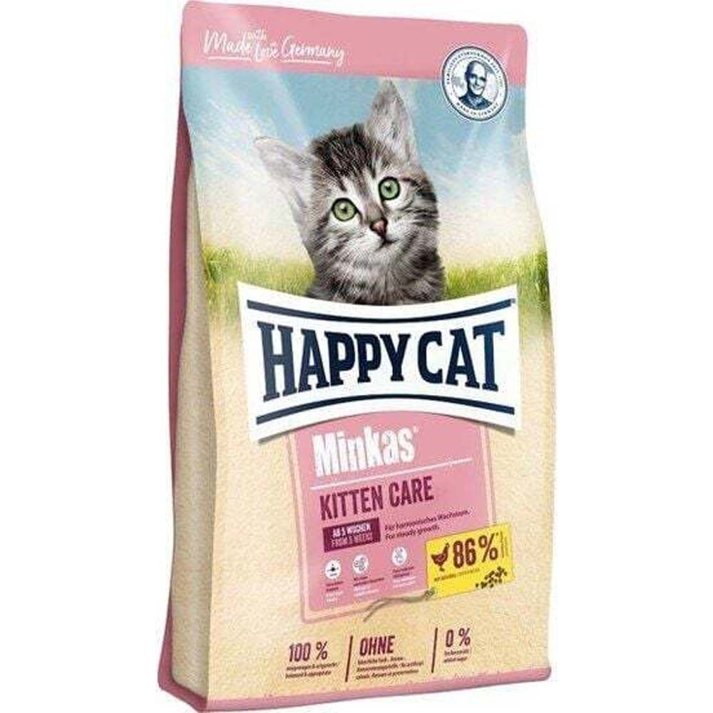 Happy Cat Minkas Tavuklu Yavru Kedi Maması 10 kg Süper Premium Kalite Besleyici İçerik Evcil Hayvan Ürünleri Fiyatı
