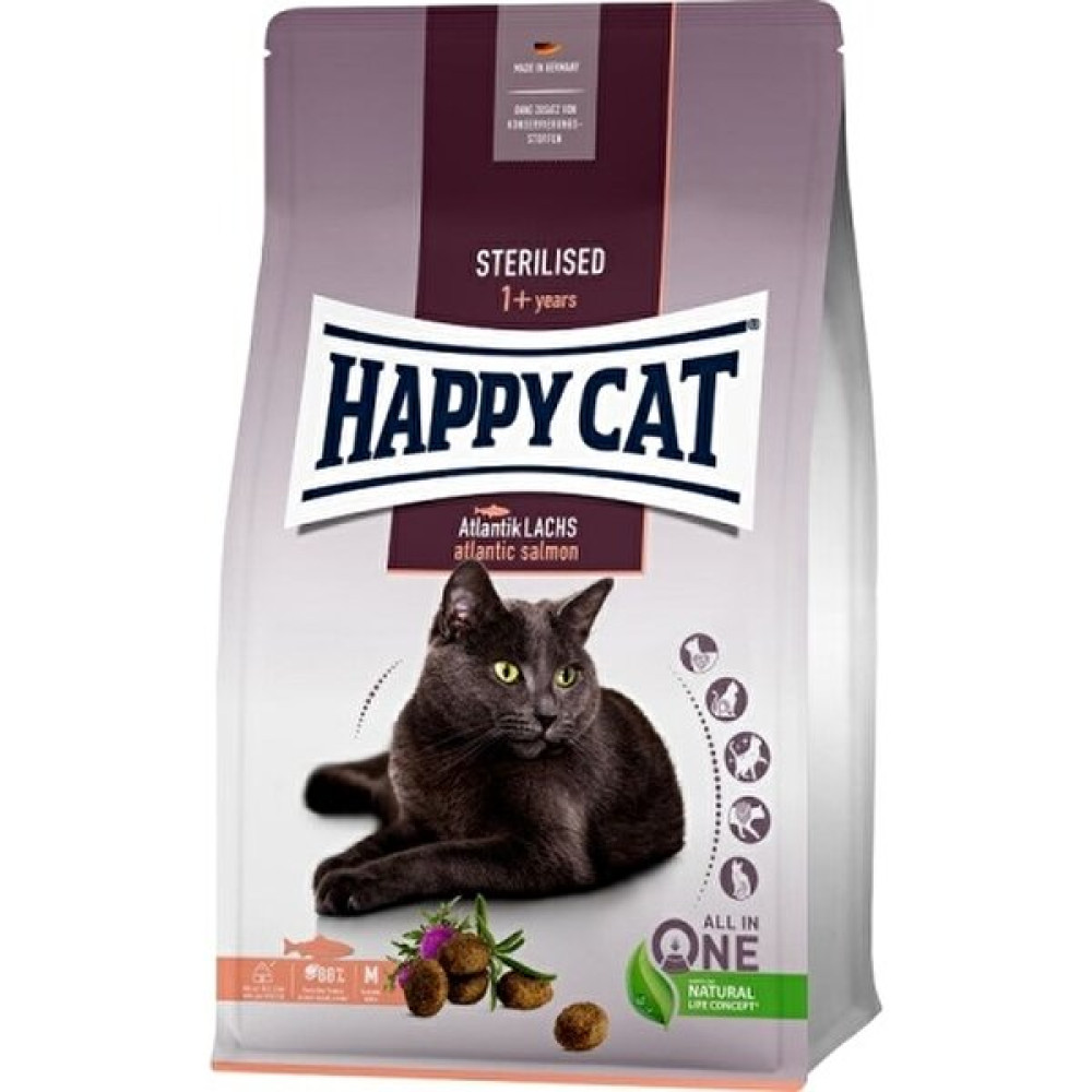 Happy Cat Sterilised Atlantic Somon Kısırlaştırılmış Kedi Maması 4 Kg Evcil Hayvan Ürünleri Fiyatı