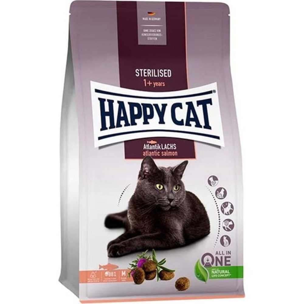 Happy Cat Sterilised Atlantik Lachs Kısırlaştırılmış Somonlu Kedi Maması 10 kg Evcil Hayvan Ürünleri Fiyatı