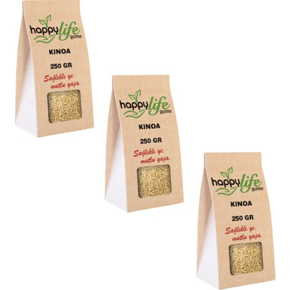 Happy Life Kinoa 250 gr x 3 Adet - 750 gr Oto Boyaları Fiyatı