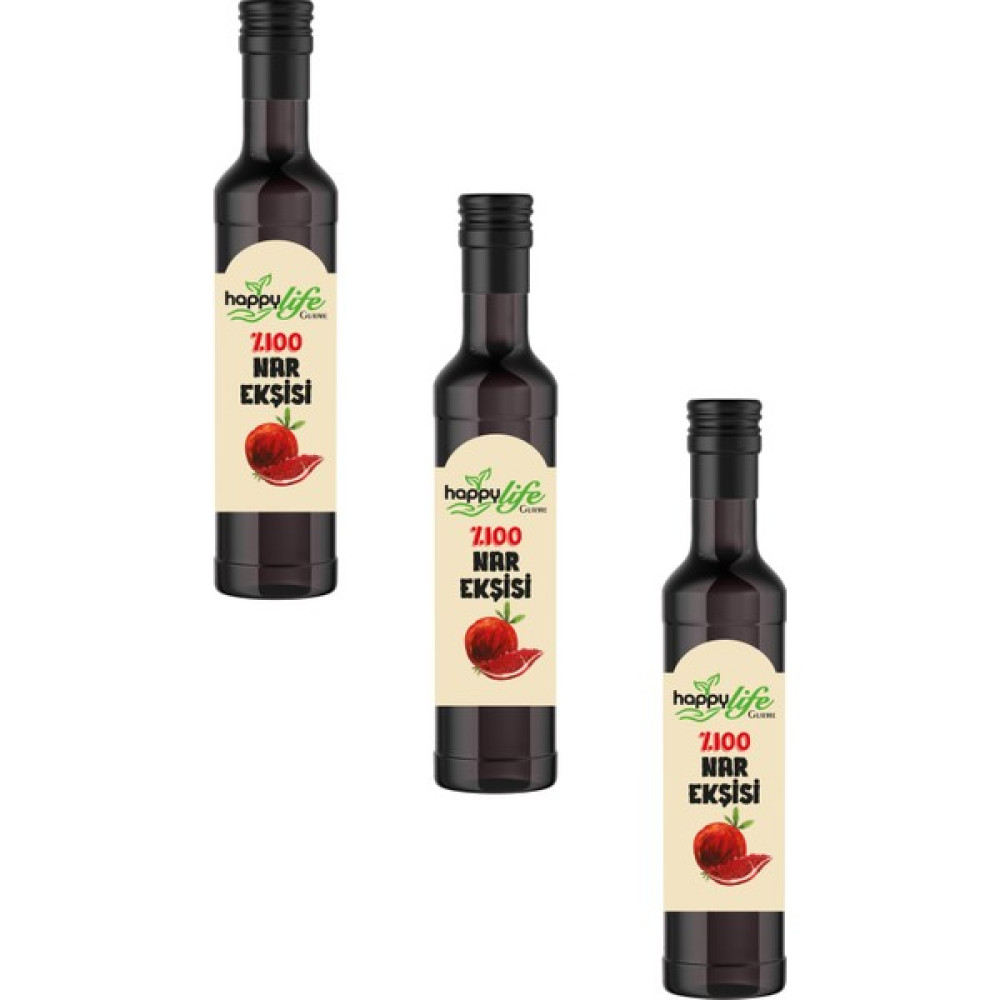 Happy Life Nar Eksısı 250 ml x 3 Adet - 750 ml Oto Boyaları Fiyatı