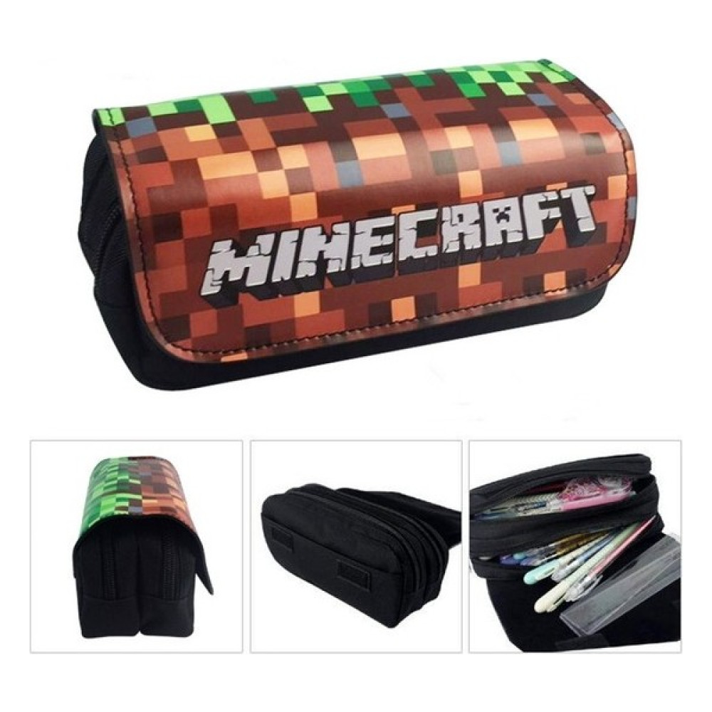 Happy Moon Minecraft Karikatür Kırtasiye Boxpencil Çantası (Yurt Dışından) - Kahverengi Oto Boyaları Fiyatı
