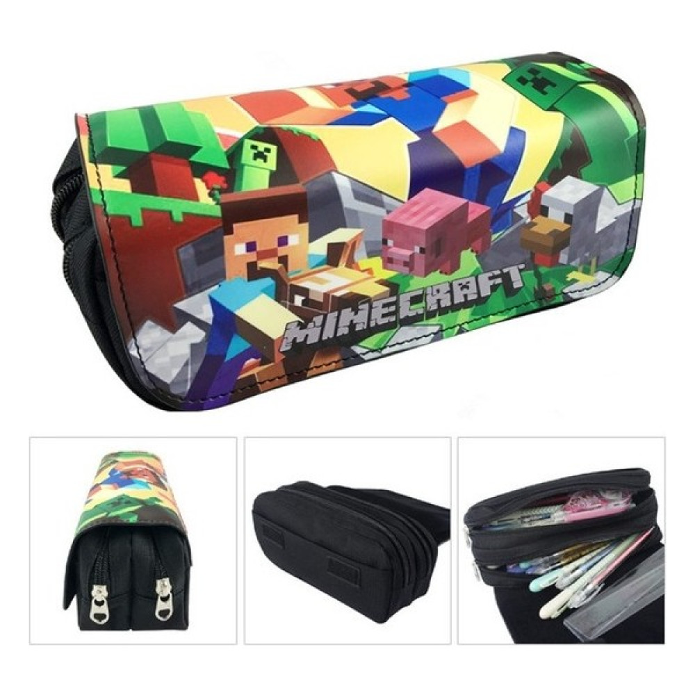 Happy Moon Minecraft Karikatür Kırtasiye Boxpencil Çantası (Yurt Dışından) - Sarı Oto Boyaları Fiyatı