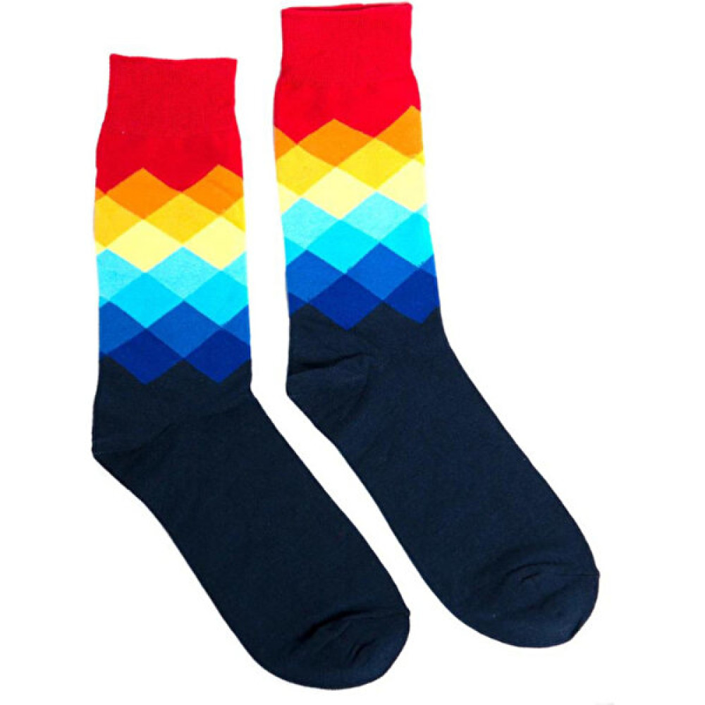 Happy Socks Zetro Özel Seri Ithal Colorful Dıamond Model Çorap Çorap (Outdoor) Fiyatı