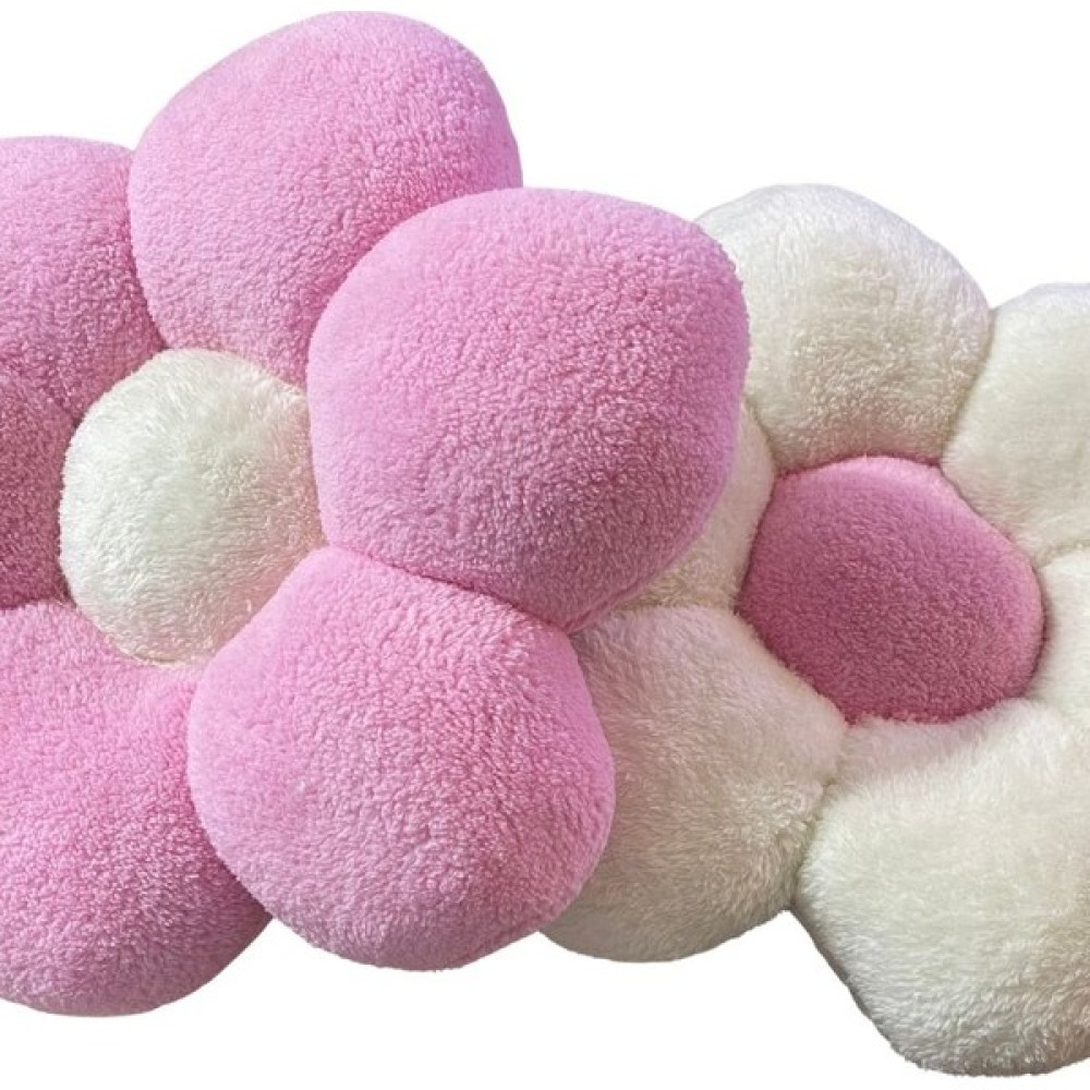 Happy Tekst Happyteks Şeker Pembe Ikili Kombin Papatya Dekoratif Peluş Kırlent Yastık Minder Yılbaşı Dekor - 40 x 40 cm - Şeker Pembesi Kırlent / Mobilya Yastığı Fiyatı