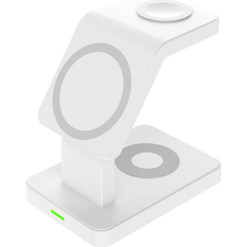 Happy World Shopping 3'ü 1 Arada Hızlı Şarj Kablosuz Şarj Cihazı iPhone 14 13 12 Pro Max Apple Kulaklık Iwatch 15W Magsafe Standı (Yurt Dışından) Cep Telefonu Şarj Cihazı Fiyatı